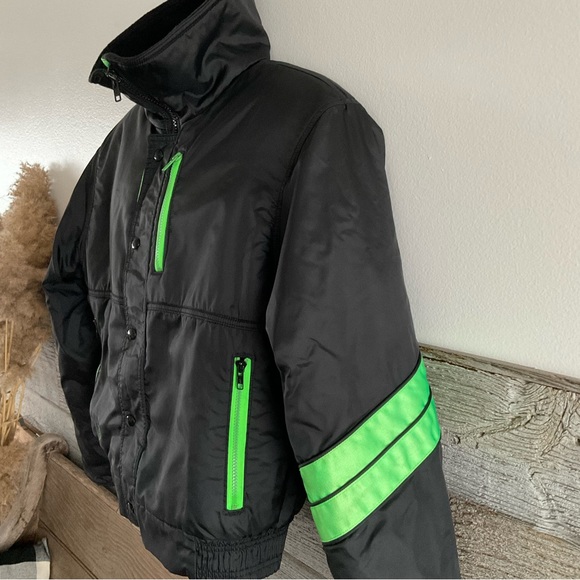 Vintage 80’s Midwest Fox snowmobile coat men’s size large - Picture 4 of 9